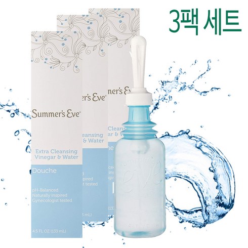 썸머이브 삽입형 엑스트라 클렌징 133 ml x 3개세트, 3개, 133ml