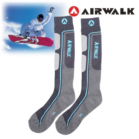cozysocks 남자 여자 아동 스노우보드 스키양말, 블루2켤레, 1개