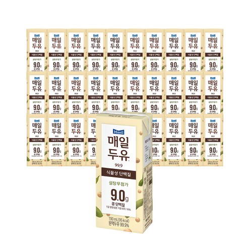 매일유업 매일두유 99.9, 190ml, 48개