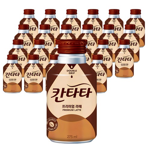 롯데 칸타타 프리미엄 라떼 275ml 24캔, 24개