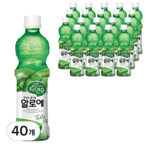 자연은 알로에, 500ml, 40개