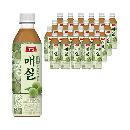 양반 매실 주스, 500ml, 10개