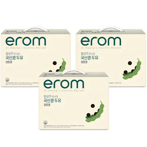 이롬 황성주 검은콩 두유, 190ml, 72개 이롬황성주두유 이롬 황성주 검은콩 두유, 190ml, 72개 이롬황성주두유