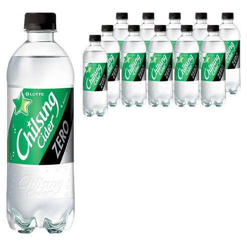 칠성사이다 제로, 500ml, 12개
