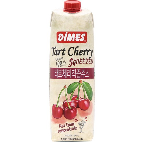디메스 타트체리 착즙주스, 1개, 1L 모타드 디메스 타트체리 착즙주스, 1개, 1L 모타드