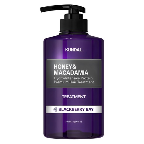 쿤달 허니 앤 마카다미아 헤어 트리트먼트 블랙베리베이향, 500ml, 1개 쿤달 허니 앤 마카다미아 헤어 트리트먼트 블랙베리베이향, 500ml, 1개