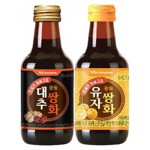 제트스카이 광동 대추쌍화 150ml x 10병 + 유자쌍화 150ml x 10병, 10개