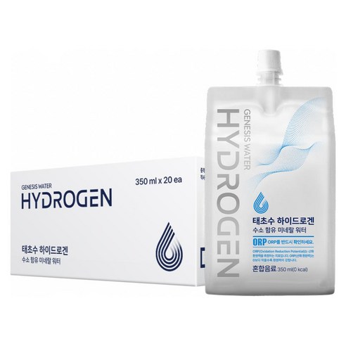 태초수 하이드로겐 수소수 수소 함유 미네랄워터 온누리약국 20개입 1박스, 20개, 350ml