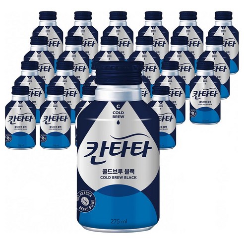 칸타타 콜드브루 블랙, 275ml, 24개 칸타타아메리카노