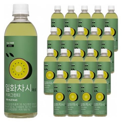 일화차시 제로 키위그린티, 500ml, 40개