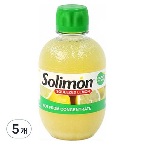 솔리몬 스퀴즈드 레몬즙, 1L, 3개