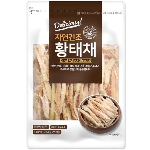 해맑은푸드 황태채, 200g, 1개