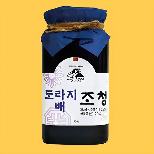 진액999 도라지청 재배한지 99.9시간만에 제작된 약도라지청, 1개, 500ml 사계명원청명진액