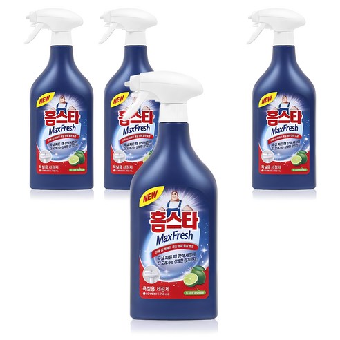 홈스타 맥스프레쉬 욕실세정제, 750ml, 4개