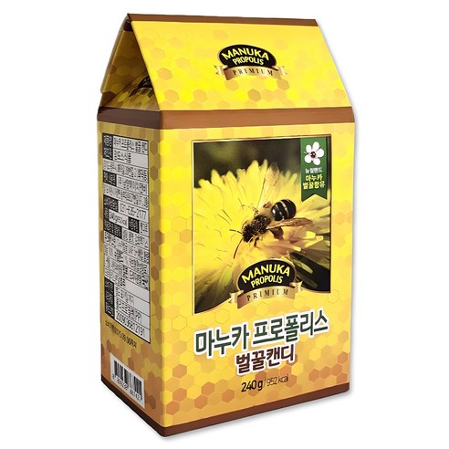 마누카 프로폴리스 벌꿀캔디, 240g, 1개