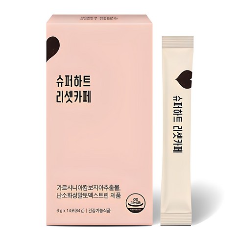 슈퍼하트 리셋카페 다이어트 커피, 84g, 1개