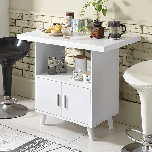 아일랜드식탁 추천 상품유니크가구 800 솔로 미니 홈바 제품 사진