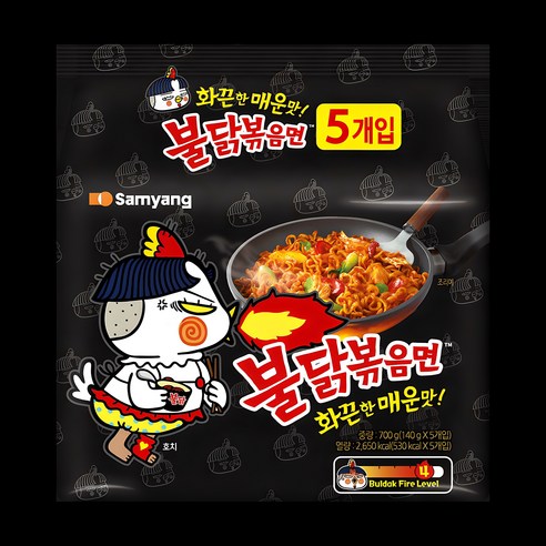 삼양 불닭볶음면 140g, 10개