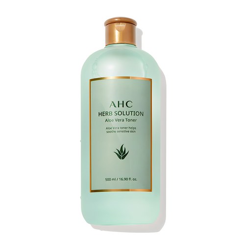 AHC Aloe Vera Toner, 500ml, 1개 – 허브 솔루션 
스킨케어