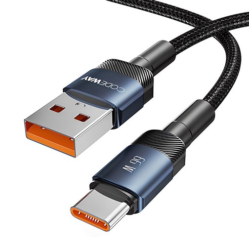 코드웨이 USB A-C타입 고속 충전케이블, 1.2m, 블루, 1개