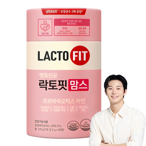 종근당건강 락토핏 맘스 60p, 120g, 3개