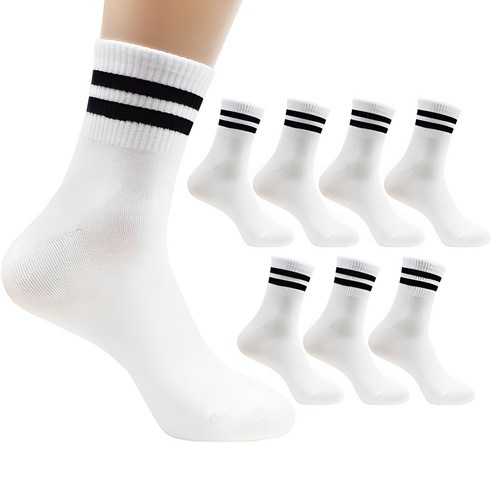 [OKㅣ강추] 더베이직 남성용 스포티보이 중목 양말 8켤레 [OKNOWㅣ추천상품]