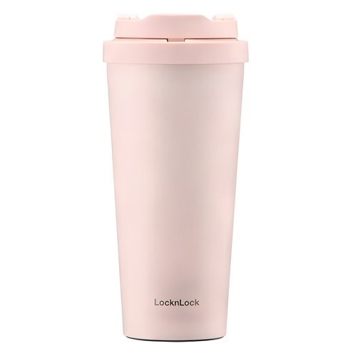 락앤락 데일리 원터치 클립 텀블러 LHC3249NPIK, 베이비 핑크, 550ml, 1개