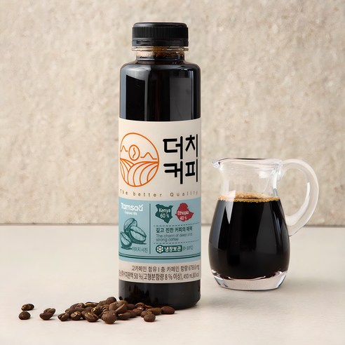 탐사 더치커피 냉장 (콜드브루) 케냐 에디오피아, 450ml, 1개