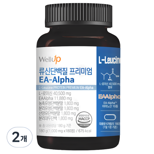 웰업 류신 산양유 단백질 프리미엄 아르기닌 아미노산 EA-Alpha, 180g, 2개
헬스보충식품 웰업 류신 산양유 단백질 프리미엄 아르기닌 아미노산 EA-Alpha, 180g, 2개
헬스보충식품