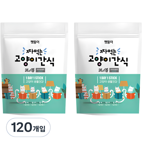 펫둥이 짜먹는 고양이 간식 3가지맛 30P, 참치, 연어, 닭고기, 360g, 1개