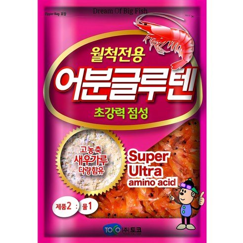 토코 베스트1 떡밥 어분글루텐, 300g, 4개