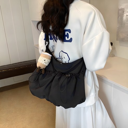 가벼운 데일리 여성용 숄더백 가방 16 파라마스 나일론백 보부상 가방 가벼운 크로스백