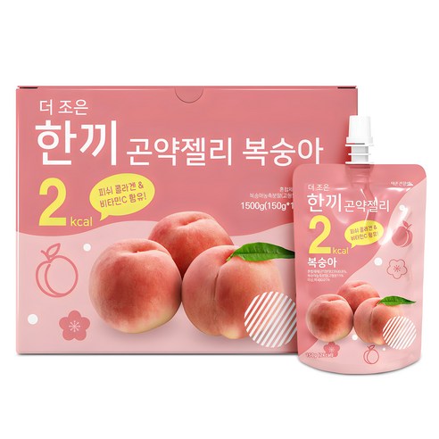 더존건강 더조은 한끼곤약젤리 복숭아, 150ml, 1박스