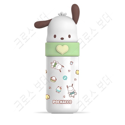 산리오 캐릭터 텀블러 물병 보온 보냉병, 포차코, 1개, 350ml