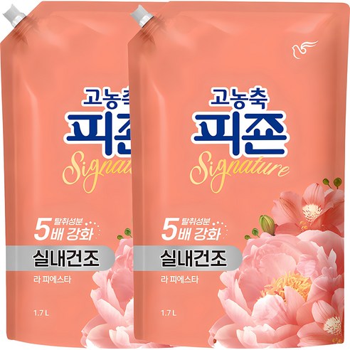 피죤 시그니처 실내건조 고농축 섬유유연제: 섬세한 섬유 관리의 필수품