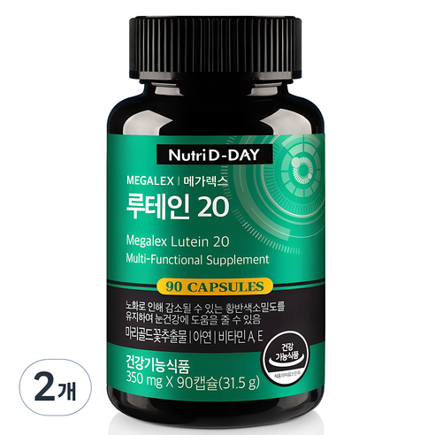 인사플러스 프로폴리스 아연 비타민C, 2개, 60정 허브/식물추출물 11 뉴트리디데이 메가렉스 루테인 20, 90정, 2개