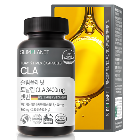 슬림플래닛 토날린CLA 3400mg 팻번, 180정, 3개 슬림플래닛가르시니아