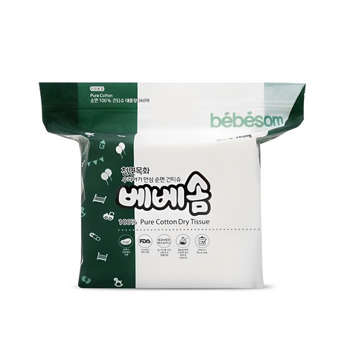 베베솜 순면 유아건티슈 리필형 60gsm, 360매, 1개
물티슈 베베솜 순면 유아건티슈 리필형 60gsm, 360매, 1개
물티슈