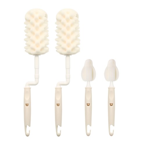 리에또 앵두형 젖병솔 젖꼭지솔 세트 2개, 오트밀
