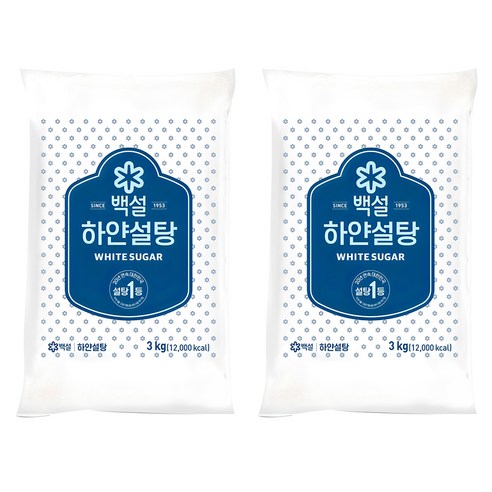 백설 하얀설탕 1kg / CJ제일제당 백설탕 흰설탕, 1개