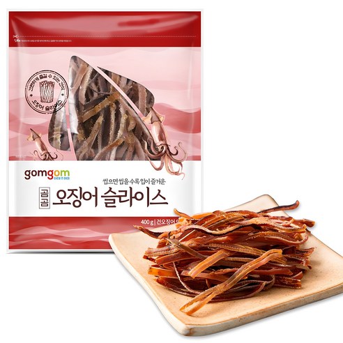 곰곰 오징어 슬라이스 대용량, 400g, 1개