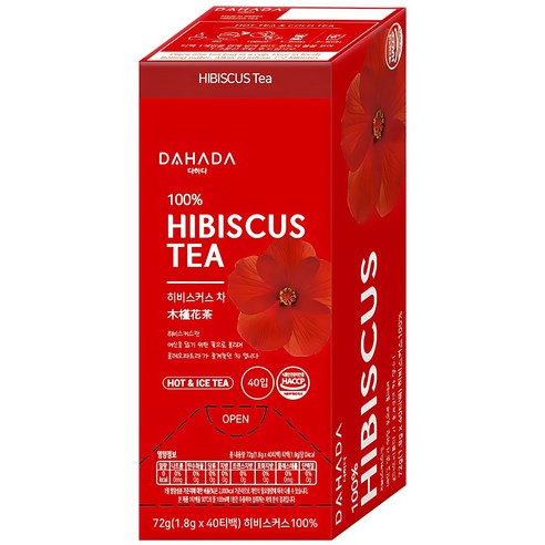 텁텁한 일상에 활력을! 다하다 히비스커스차 솔직 후기 히비스커스