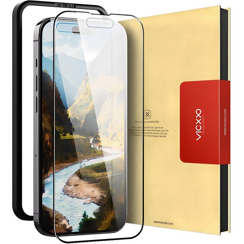 빅쏘 4D 풀커버 아이폰 강화유리 필름: 보호력과 편의성의 최적화