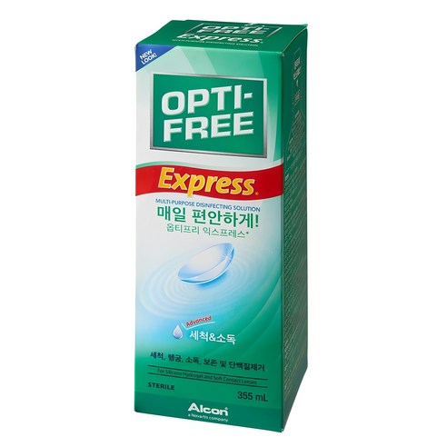 옵티프리 익스프레스 355ml 렌즈 세정액 (1개)