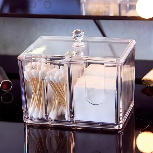 흩날리는 화장솜, 먼지 쌓인 리필팩… 깔끔한 정리, 이제 포기하지 마세요! 화장솜케이스