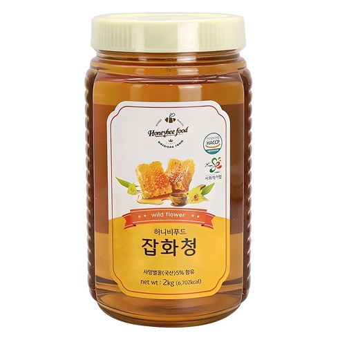 허니비푸드 잡화청, 2kg, 1개 꿀