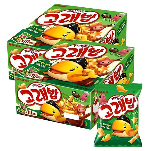 고래밥 볶음양념맛 미니사이즈, 200g, 2개
