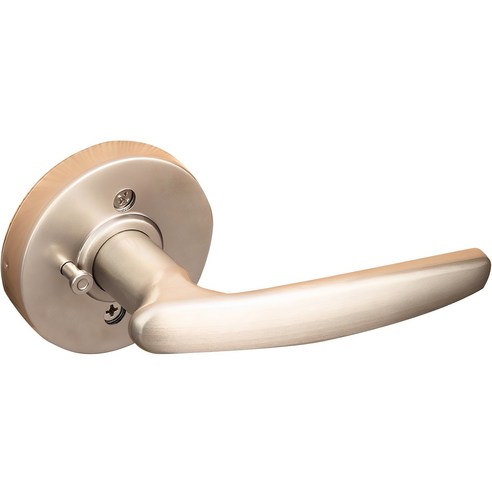 그레이 버튼형 방문 손잡이, 1개