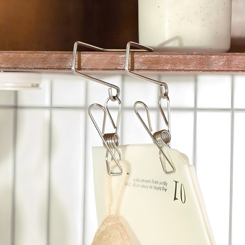 주방 위생, 스타일, 효율을 한 번에! 이우아여사 스텐 고무장갑걸이!