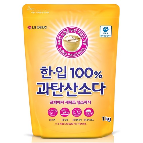 한입 100% 과탄산소다, 6개, 1kg